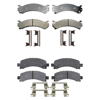 ACDelco® - Gold™ Semi-Metallic Front and Rear Disc Brake Pad Set
