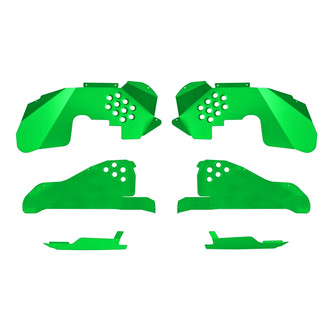 ACE Engineering® - Neon Green Front and Rear Inner Fenders Kit