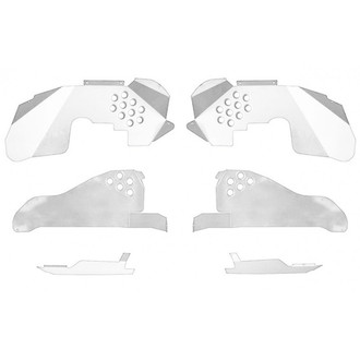 ACE Engineering® - Falcon Cloud White Front and Rear Inner Fenders Kit