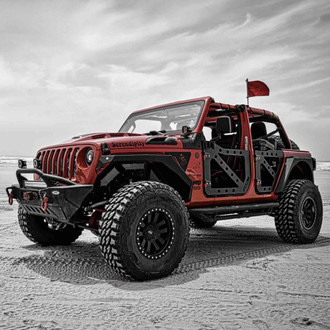 ACE Engineering® - Texturized Black Rear Trail Door Kit