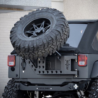 ACE Engineering® - Texturized Black Slant Tire Carrier Kit