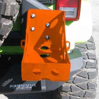 ACE Engineering® - Pro Series Fluorescent Orange Rear Jerry Can Holder