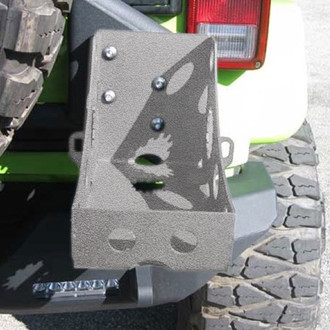 ACE Engineering® - Pro Series Gray Hammertone Rear Jerry Can Holder