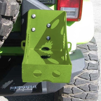 ACE Engineering® - Pro Series Gecko Green Rear Jerry Can Holder