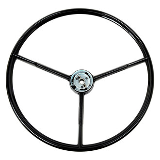 ACP® - 3-Spoke Black Steering Wheel