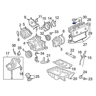 Acura OE - Engine Oil Filler Cap Gasket