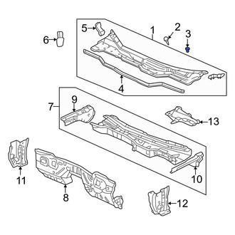 Acura OE - Grille Retainer