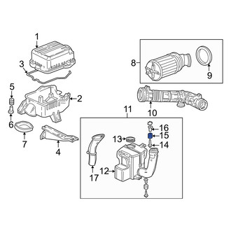Acura OE - Air Filter Housing Insulator