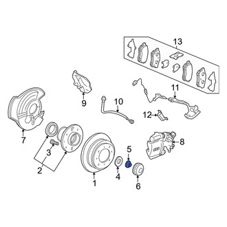 Acura OE - Rear CV Joint Nut