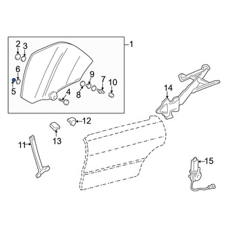 Acura OE - Battery Hold Down Nut