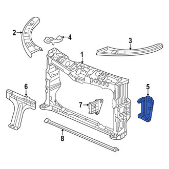 Acura OE - Front Left Radiator Support Panel Brace