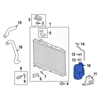 Acura OE - Engine Coolant Reservoir