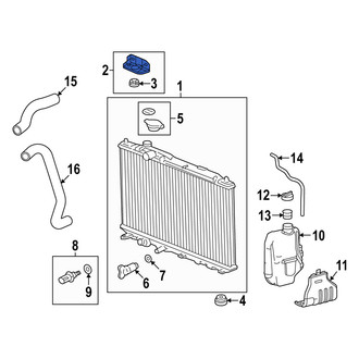Acura OE - Radiator Mount Bracket