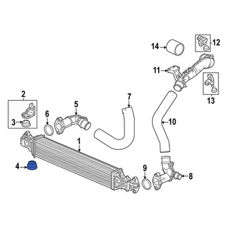 Acura OE - Lower Intercooler Insulator
