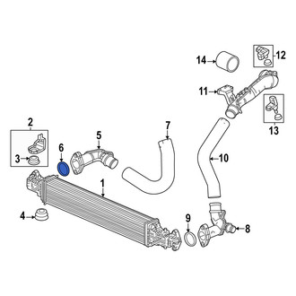 Acura OE - Intercooler Tube Seal