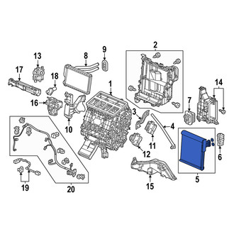 Acura OE - A/C Evaporator Core