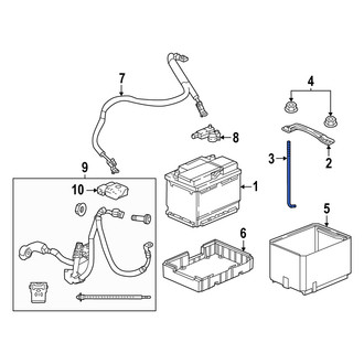 Acura OE - Battery Hold Down Stud