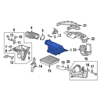 Acura OE - Upper Air Filter Housing
