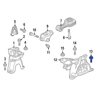 Acura OE - Automatic Transmission Mount Bolt