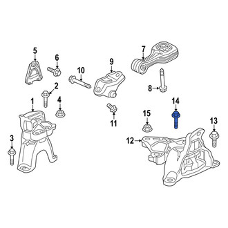 Acura OE - Automatic Transmission Mount Bolt