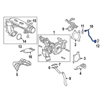Acura OE - Front Turbocharger Oil Line