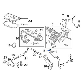 Acura OE - Turbocharger Oil Line Gasket