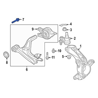 Acura OE - Upper Outer Suspension Control Arm Bolt