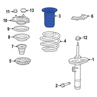 Acura OE - Front Suspension Strut Bellows