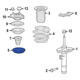 Acura OE - Front Left Upper Coil Spring Insulator