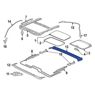 Acura OE - Sunroof Drip Rail