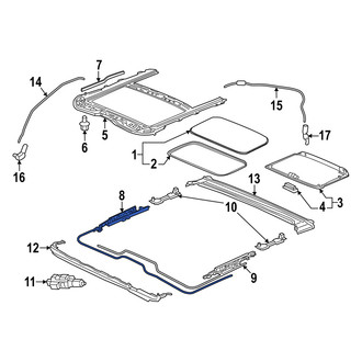 Acura OE - Right Sunroof Cable