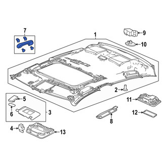 Acura OE - Rear Right Interior Grab Bar