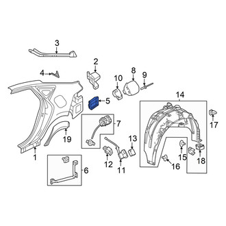 Acura OE - Rear Quarter Panel Vent