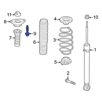 Acura OE - Suspension Shock Absorber Mounting Bolt