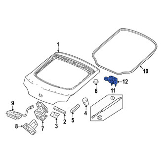 Acura OE - Rear Liftgate Hinge