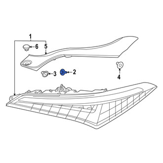 Acura OE - Tail Light Bolt