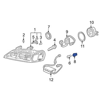 Acura OE - Front Parking Light Bulb Socket