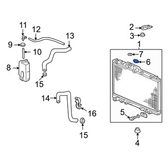 Acura OE - Radiator Cap