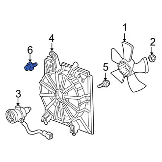Acura OE - Engine Cooling Fan Shroud Bolt