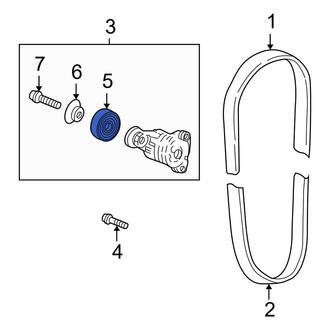 Acura OE - Accessory Drive Belt Tensioner Pulley