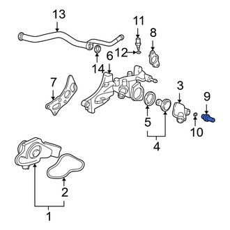 Acura OE - Engine Cooling Fan Temperature Switch