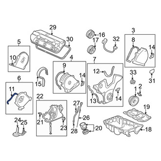 Acura OE - Engine Timing Cover Gasket