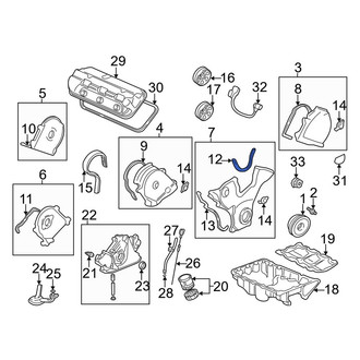 Acura OE - Upper Engine Timing Cover Gasket