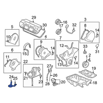Acura OE - Engine Oil Pump Pickup Tube and Screen