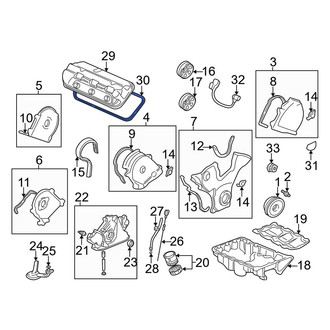 Acura OE - Engine Valve Cover Gasket
