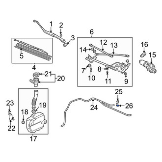 Acura OE - Windshield Washer Nozzle Gasket