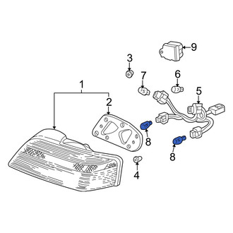 Acura OE - Tail Light Bulb