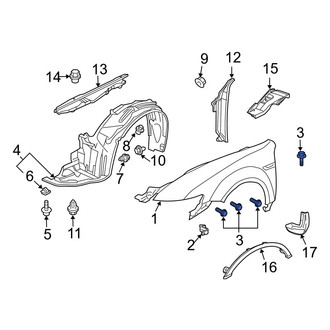 Acura OE - Bumper Cover Bolt