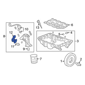 Acura OE - Engine Oil Filter Adapter Gasket