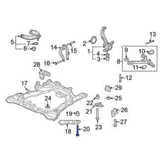Acura OE - Front Suspension Crossmember Bolt